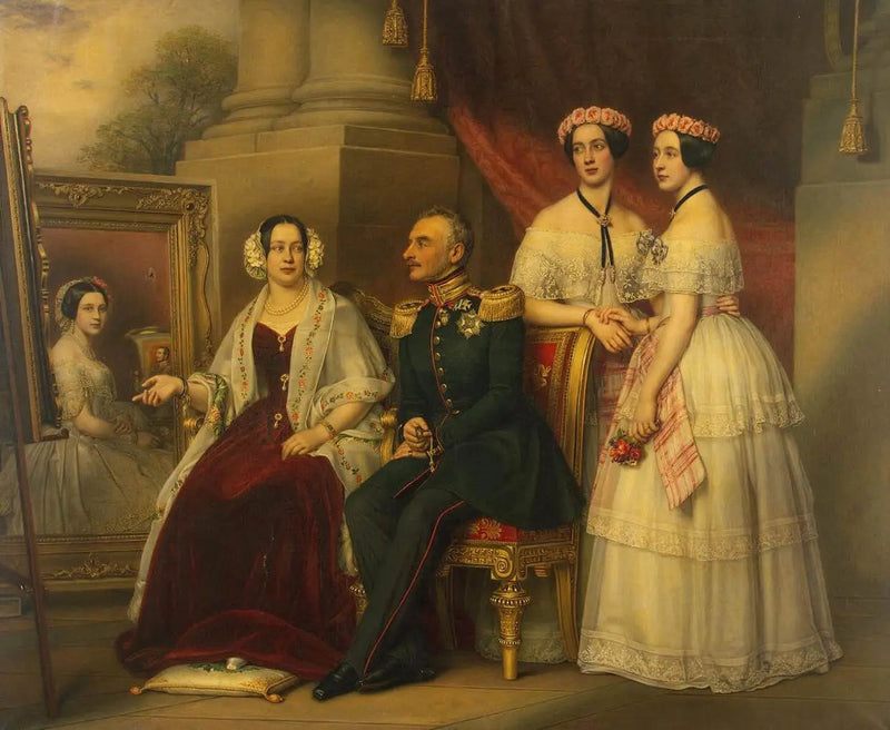 Saxe-Altenbourg Dükü Ailesi Portresi Joseph - Joseph Karl Stieler