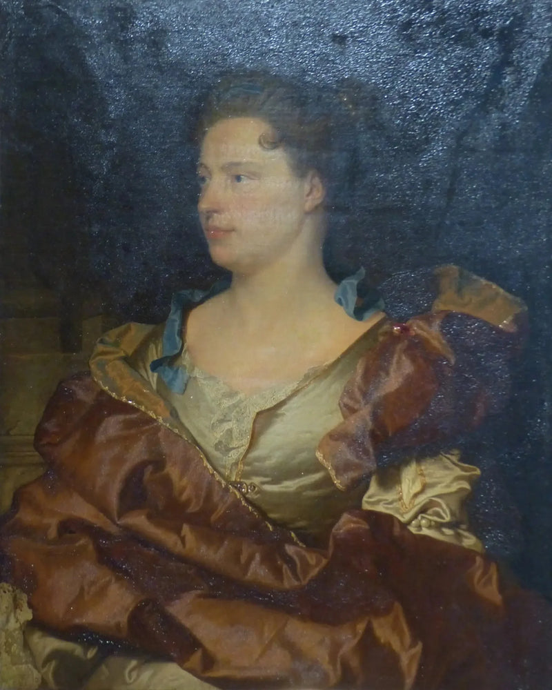 Sanatçının kadını portresi, Elizabeth de Gouix - Hyacinthe Rigaud