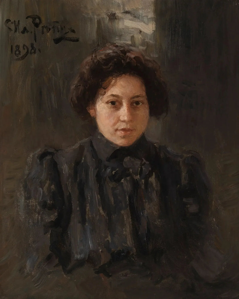 Sanatçı Nadezhda Repina'nın Kız Portresi - Ilya Repin