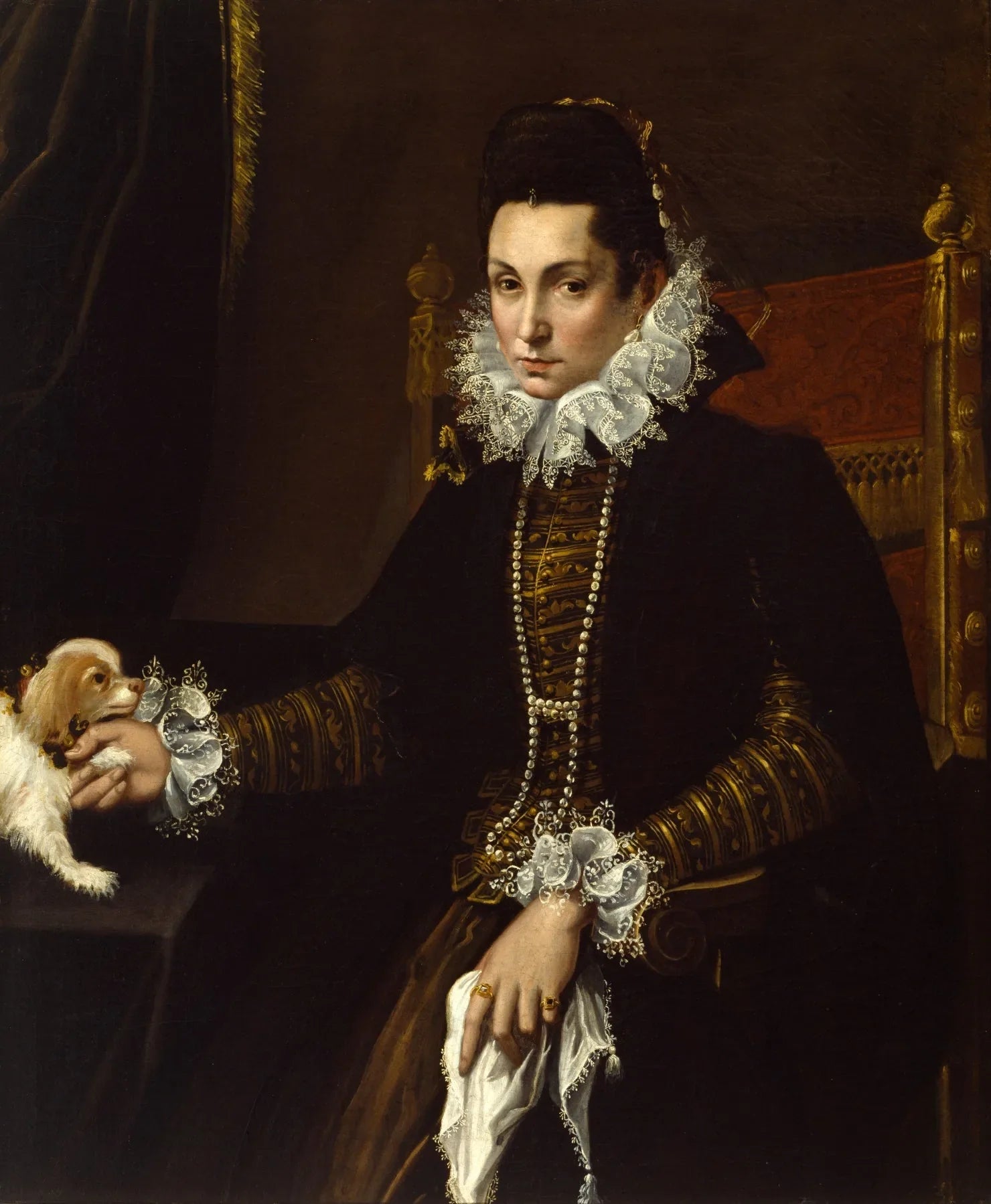 Portrait de la Ginevra Aldrovandi Hercolani - Lavinia Fontana image 1 copie de tableau peinte à la main