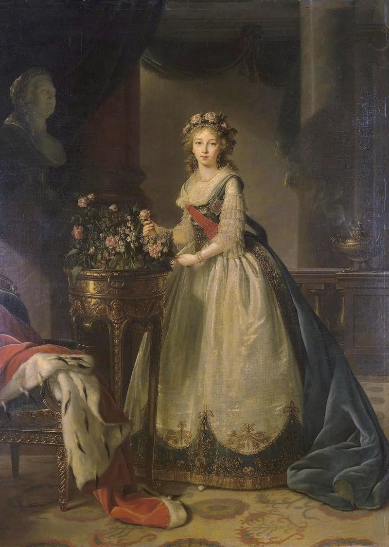 Elizaveta Alekseyevna Büyük Düşesinin Portresi - Élisabeth Vigée Le Brun