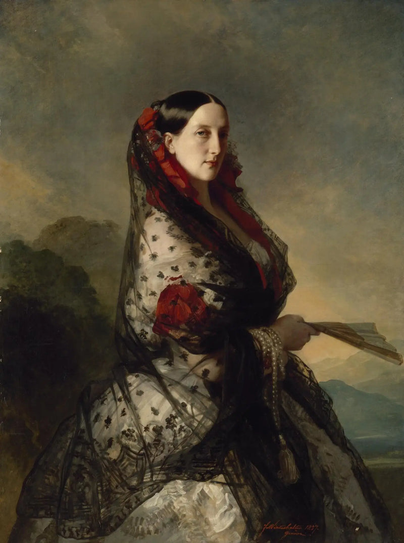 Büyük Düşes Maria Nikolaïevna Portresi - Franz Xaver Winterhalter
