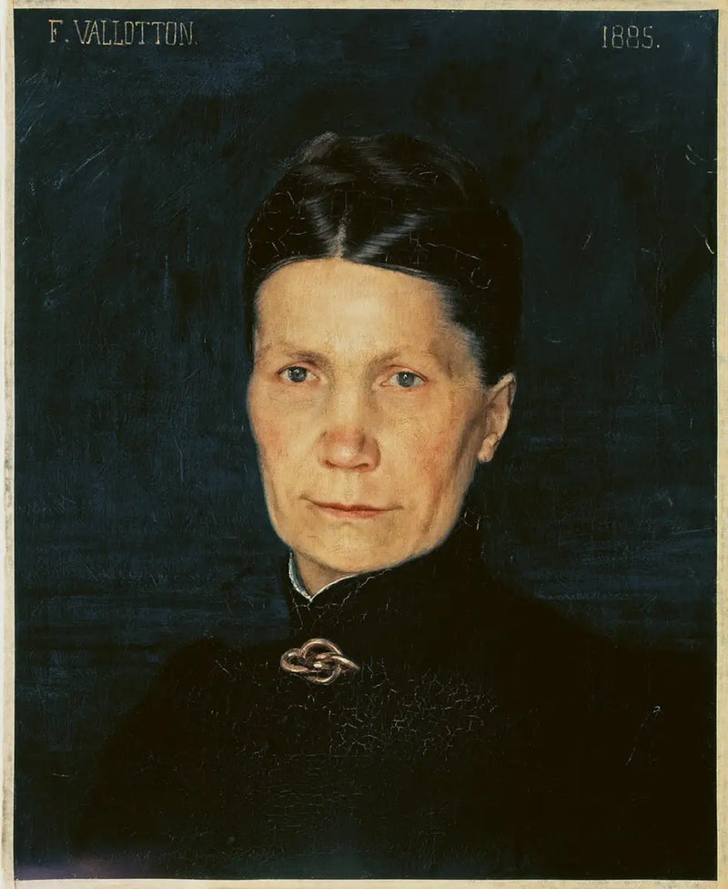 Sanatçının Annesinin Portresi - Félix Vallotton