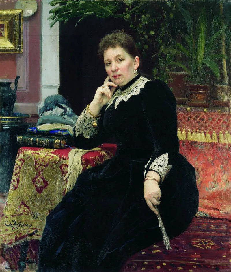 Hayırsever Olga Sergueïevna Alexandrova-Heinz Portresi - Ilya Repin