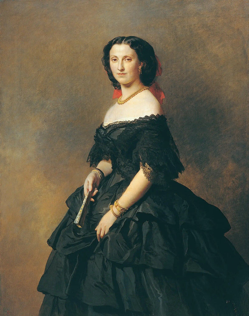 Prenses Elisabeth Alexandrovna Baryatinskaya Portresi - Franz Xaver Winterhalter