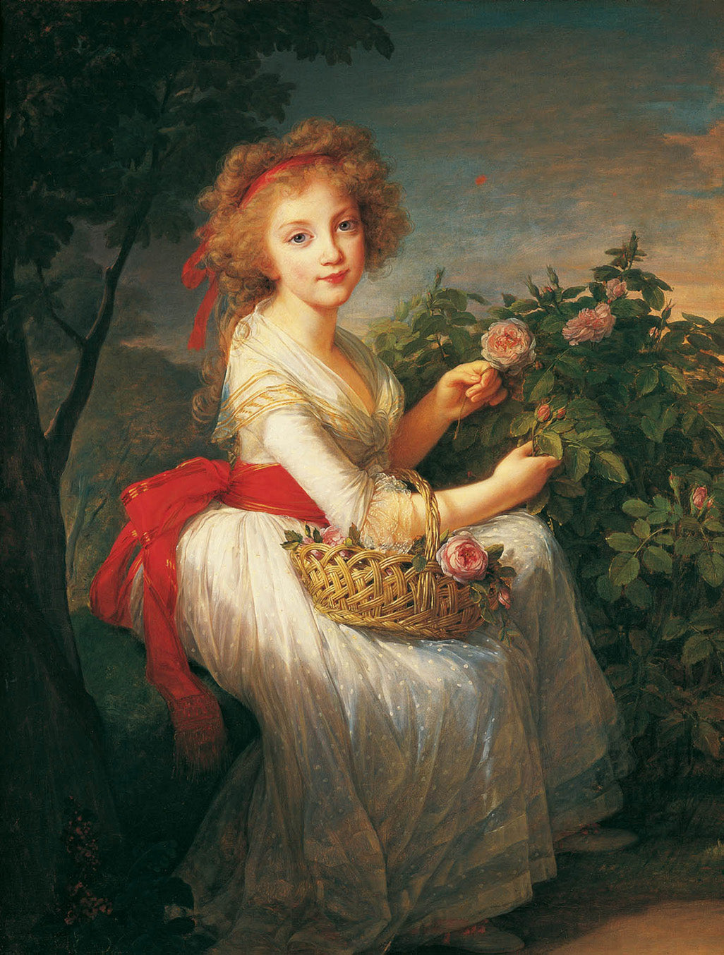Portrait de la princesse Maria Cristina - Élisabeth Vigée Le Brun