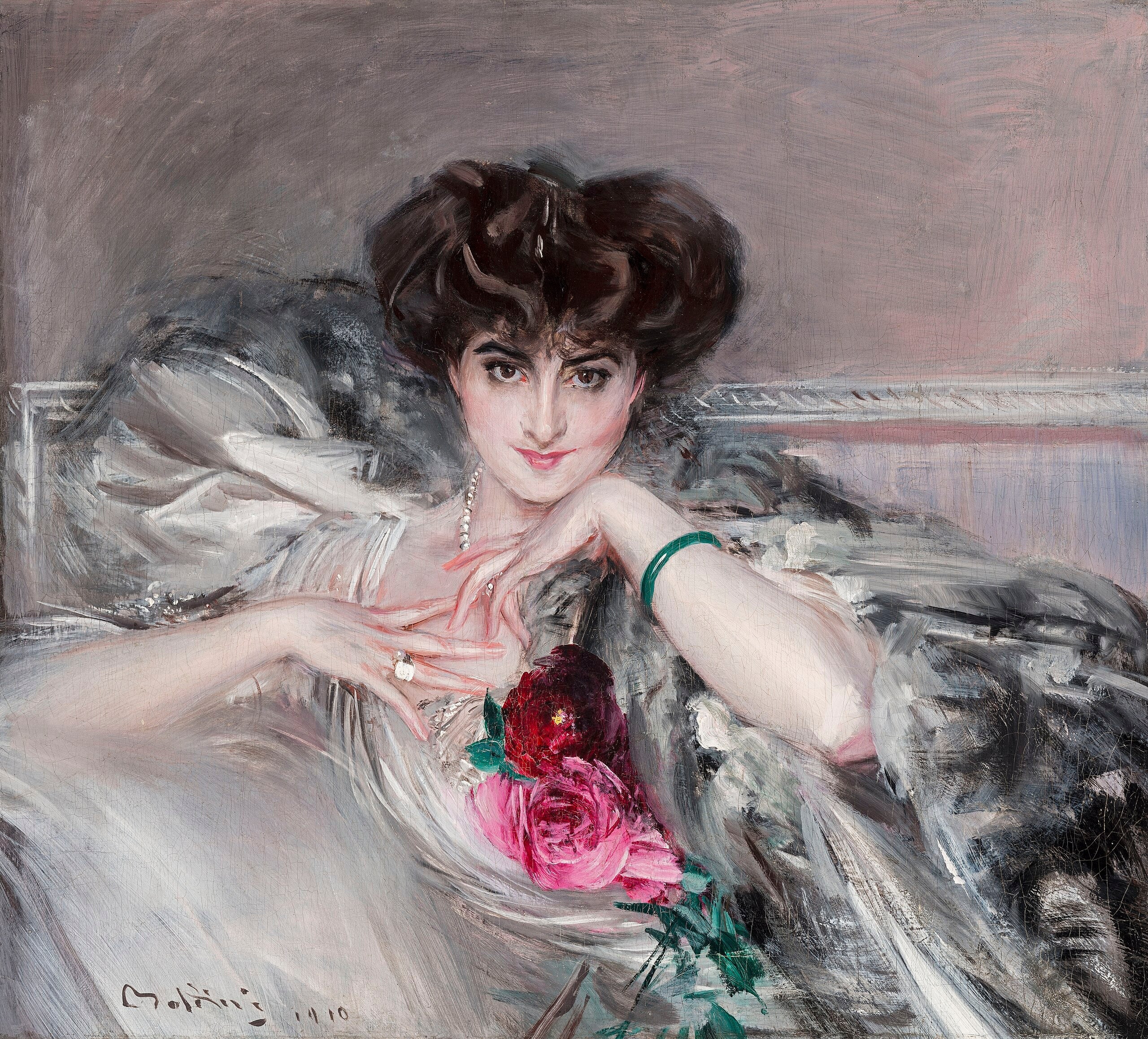 Portrait de la Princesse Marie Radziwiłł - Giovanni Boldini
