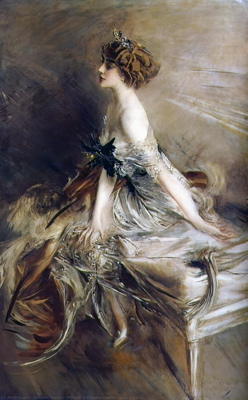 Prenses Marthe-Lucile Bibesco Portresi - Giovanni Boldini