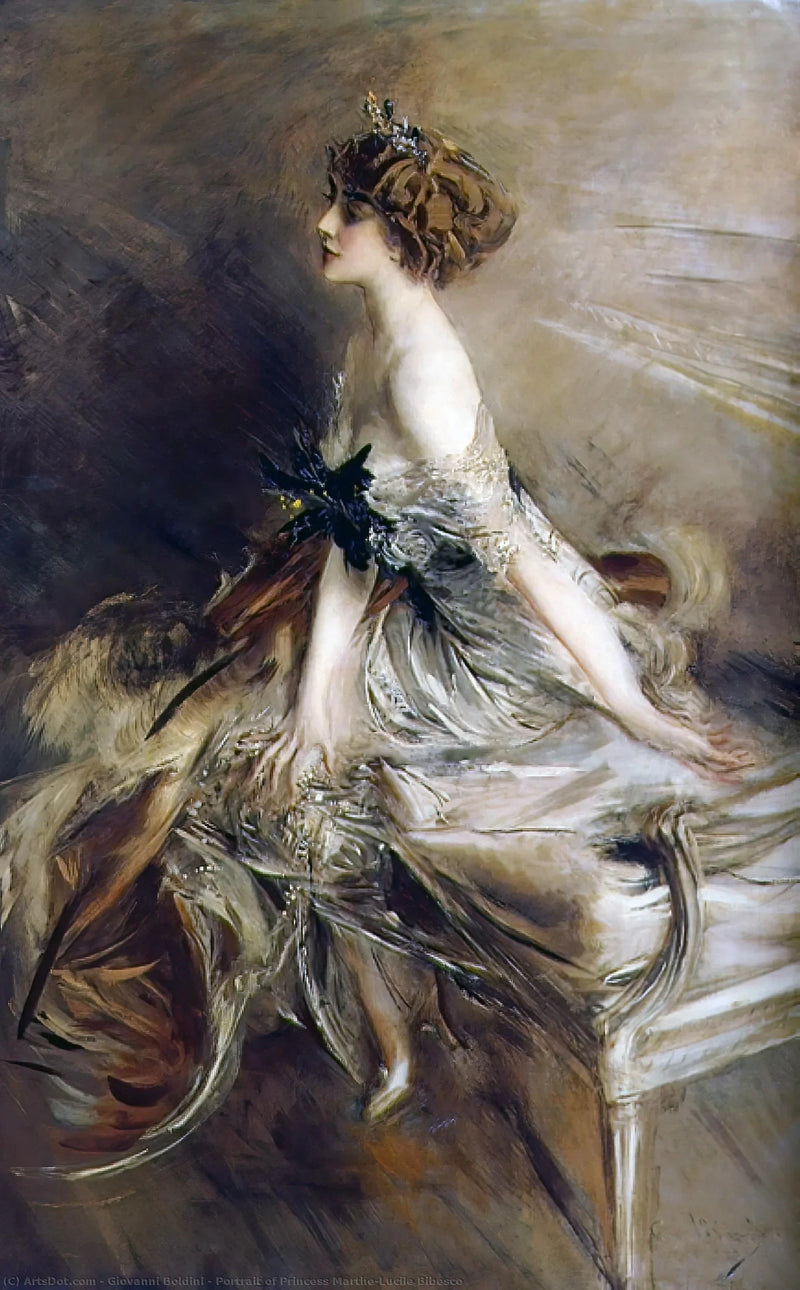 Prenses Marthe-Lucile Bibesco Portresi - Giovanni Boldini