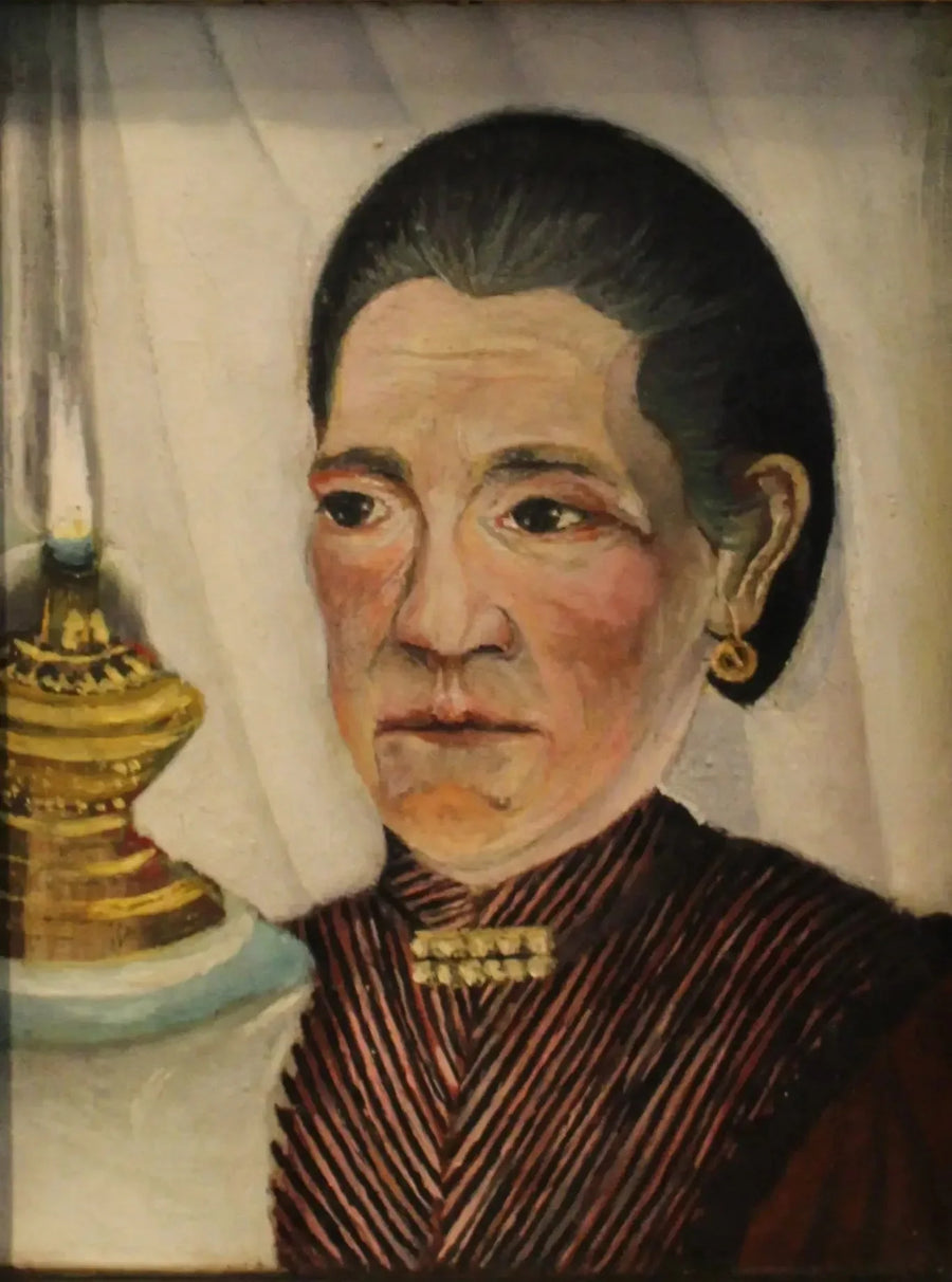 Rousseau'nun ikinci eşinin portresi - Henri Rousseau