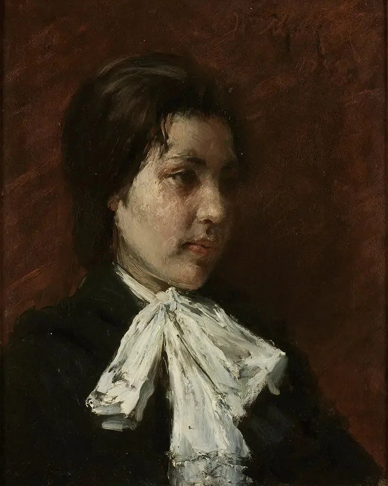 Portre de la tête - William Merritt Chase