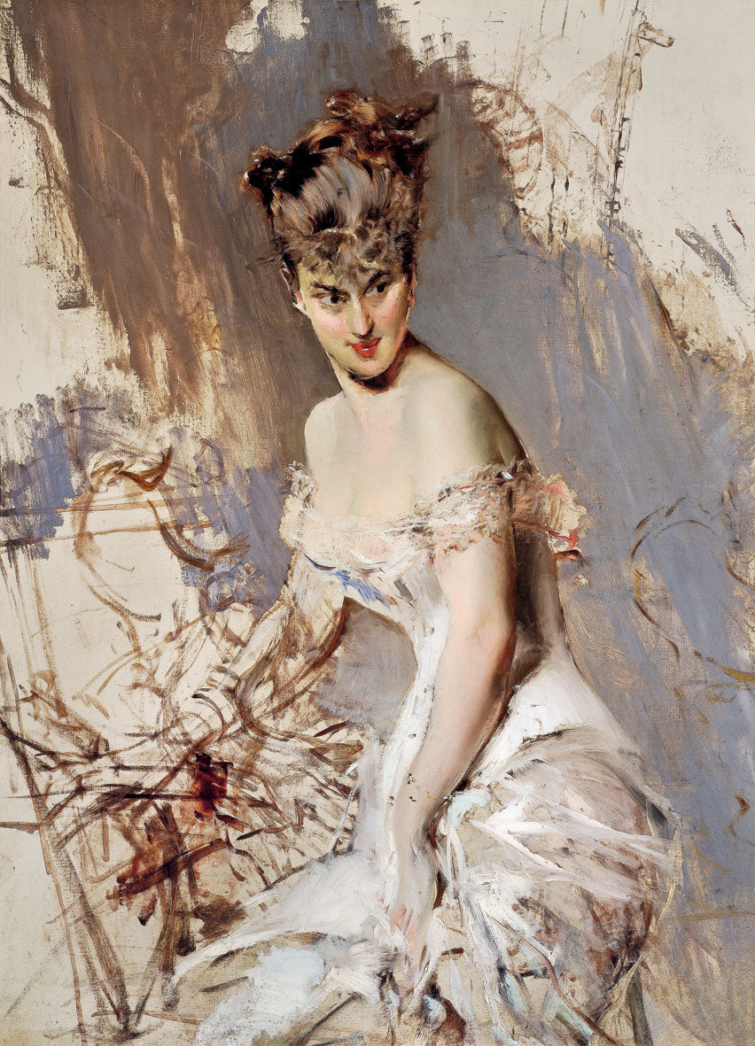 Portrait de l'actrice Alice Regnault - Giovanni Boldini