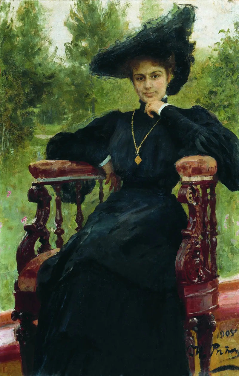 Maria Fiodorovna Andreyeva Oyuncu Portresi - Ilya Repin