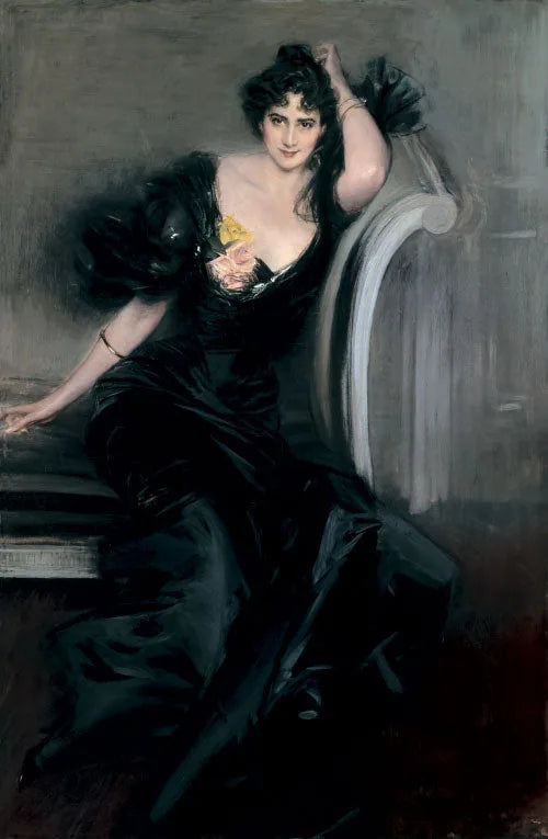 Lady Colin Campbell Portresi, Gertrude Elisabeth Blood doğumlu - Giovanni Boldini