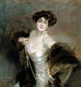 Lady Diaz Albertini Portresi - Giovanni Boldini