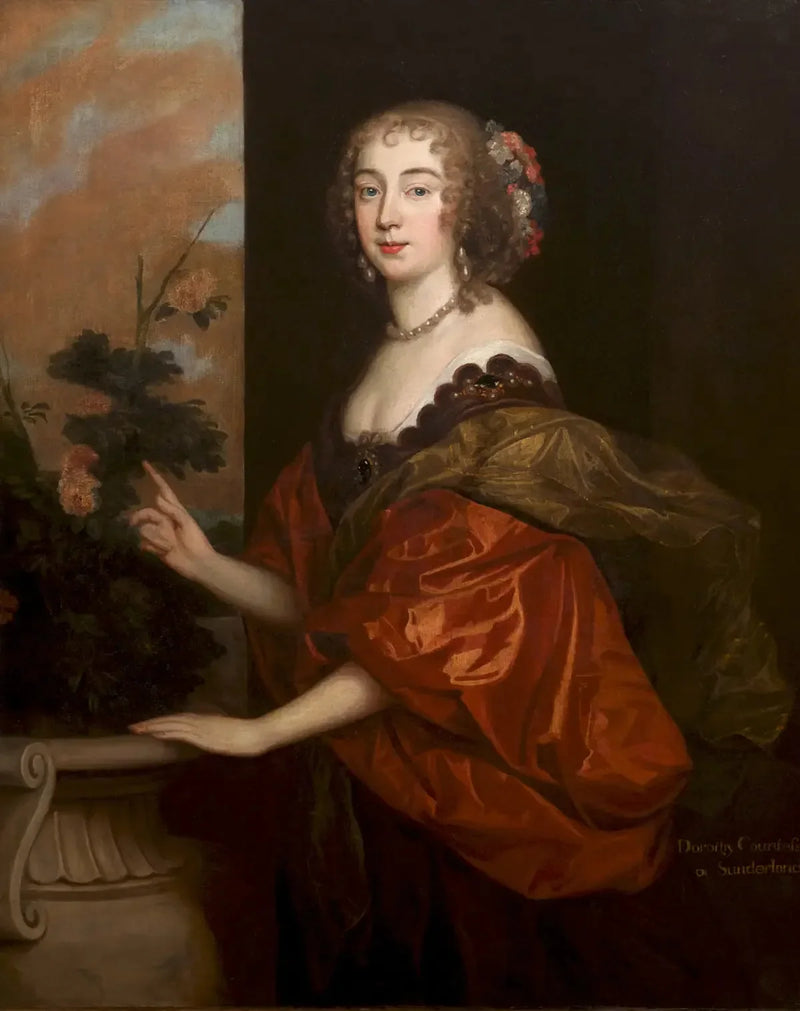 Lady Dorothy Sidney Portresi - Antoine van Dyck