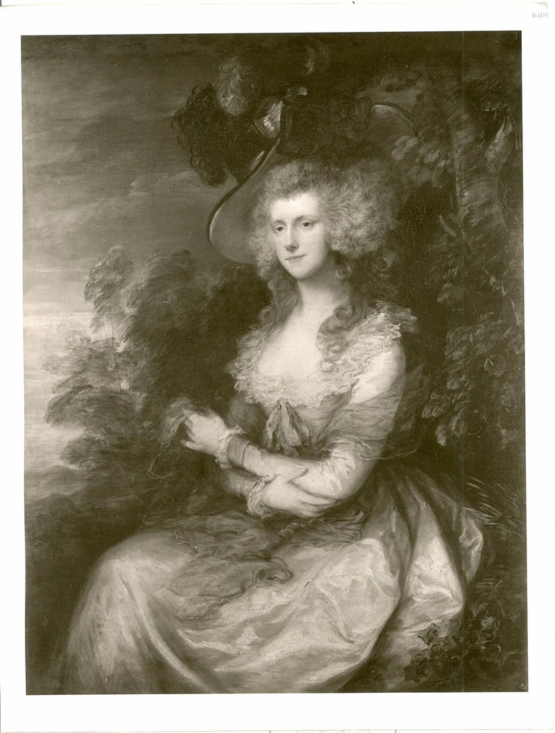 Lady Hibbert Portresi - Thomas Gainsborough
