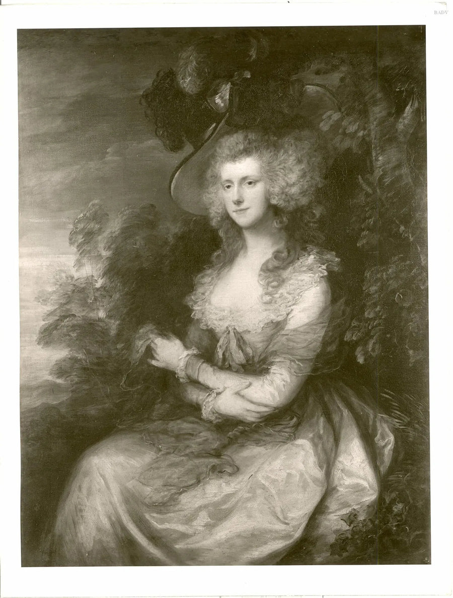 Lady Hibbert Portresi - Thomas Gainsborough