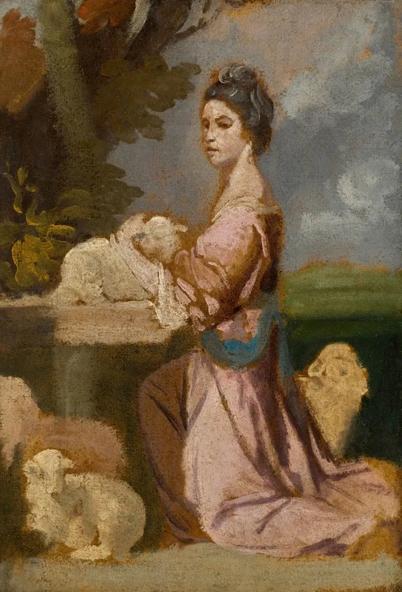 Lady Mary Leslie Portresi - Joshua Reynolds