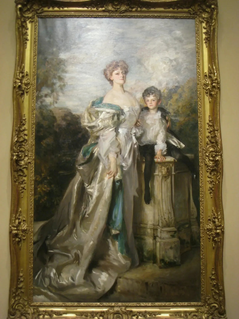 Lady Warwick ve Oğlunun Portresi - John Singer Sargent