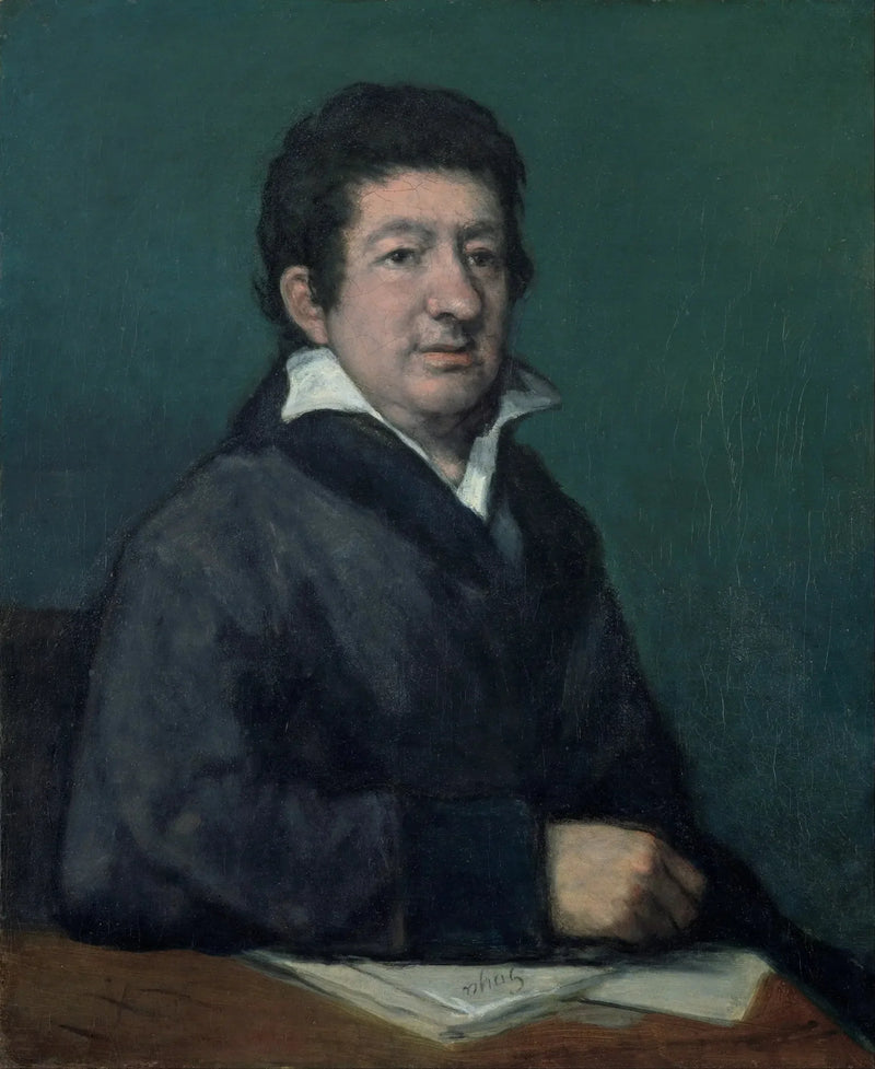Leandro Fernández de Moratín Portresi (1824) - Francisco de Goya