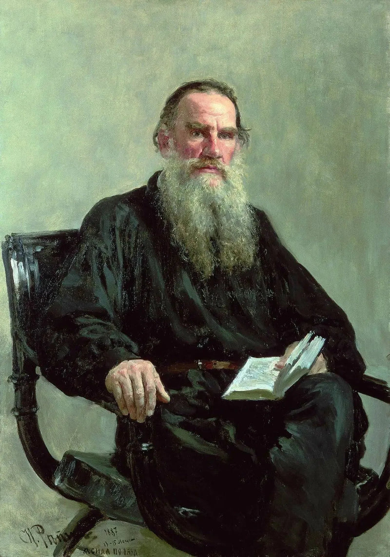 Léon Tolstoï Portresi - Ilya Repin