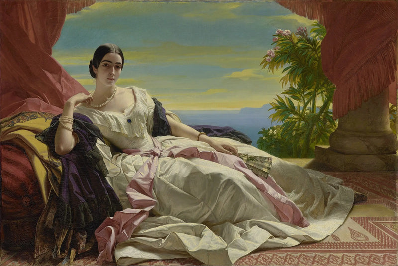 Sayın-Wittgenstein-Sayn Prensesi Léonilla Portresi - Franz Xaver Winterhalter