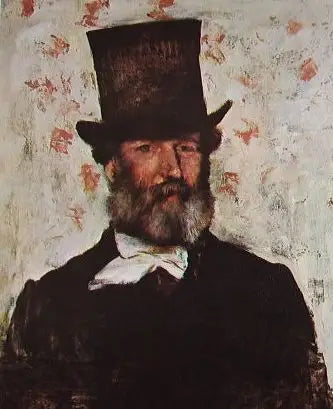 Léopold Levert Portresi - Edgar Degas