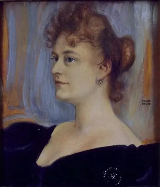 Lillian Sanderson Portresi - Franz Von Stuck