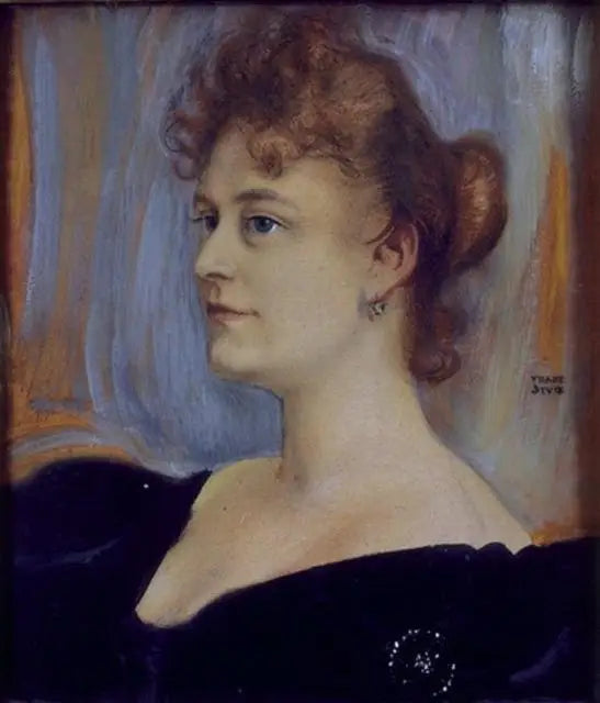 Lillian Sanderson Portresi - Franz Von Stuck