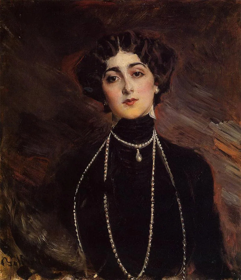 Lina Cavalieri Portresi - Giovanni Boldini