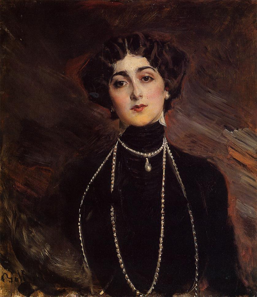 Portrait de Lina Cavalieri - Giovanni Boldini