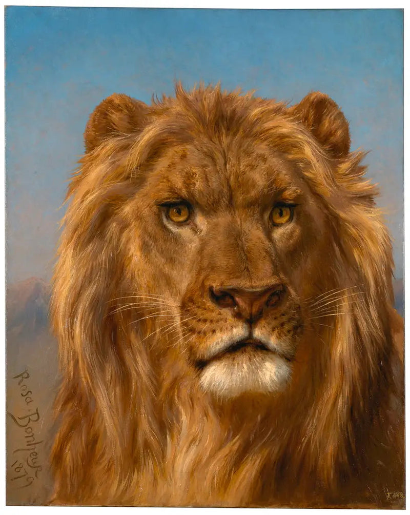 aslan portresi - Rosa Bonheur