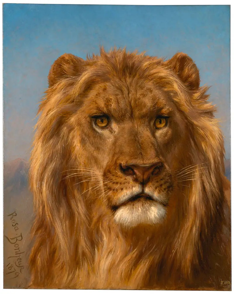 aslan portresi - Rosa Bonheur