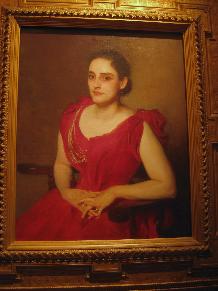 Lizzie B. Dewey (Francis Henshaw Dewey II'nin eşi) Portresi - John Singer Sargent