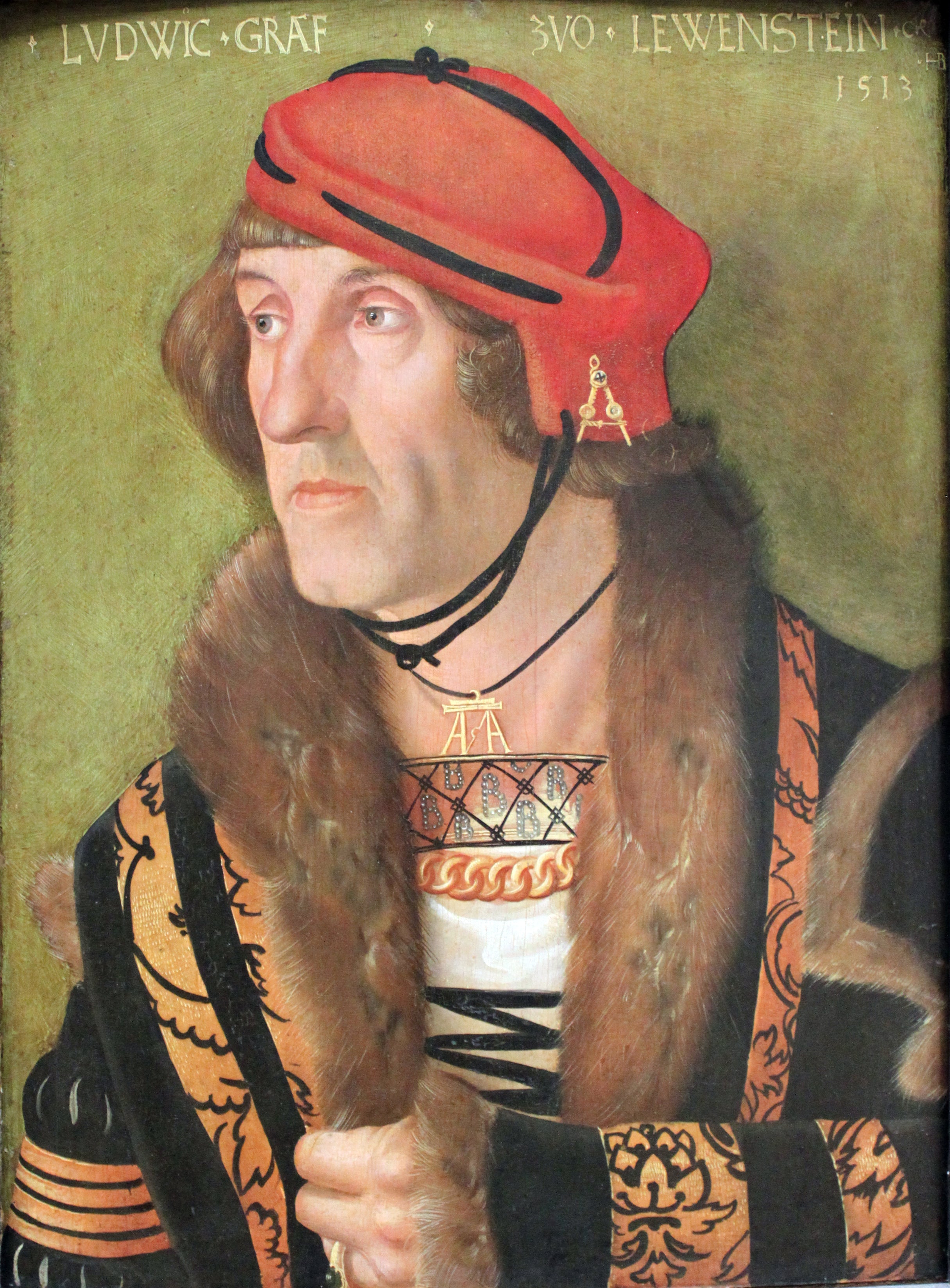 Portrait de Louis Ier comte de Löwenstein - Hans Baldung Grien - Alpha Reproduction