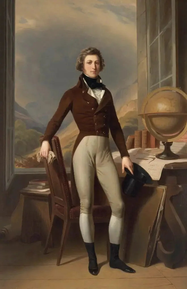 Reichenau'da Louis-Philippe d'Orléans portresi, Chartres Dükü (gelecek kral Louis-Philippe) - Franz Xaver Winterhalter