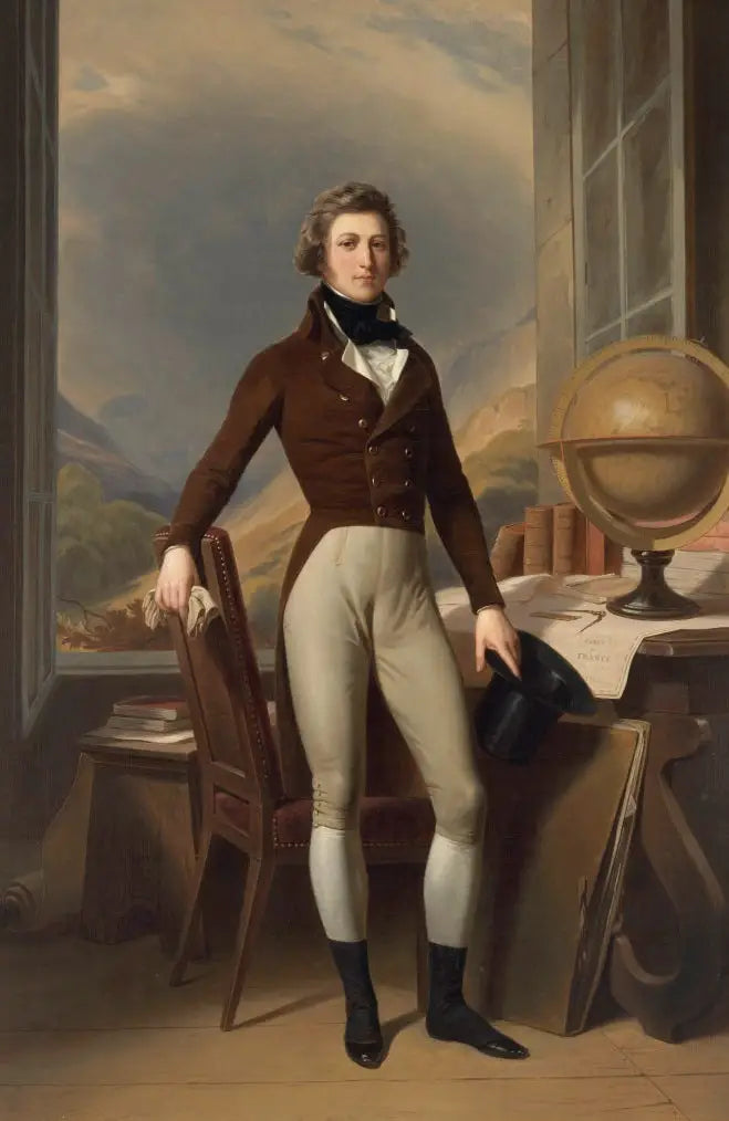 Reichenau'da Louis-Philippe d'Orléans portresi, Chartres Dükü (gelecek kral Louis-Philippe) - Franz Xaver Winterhalter