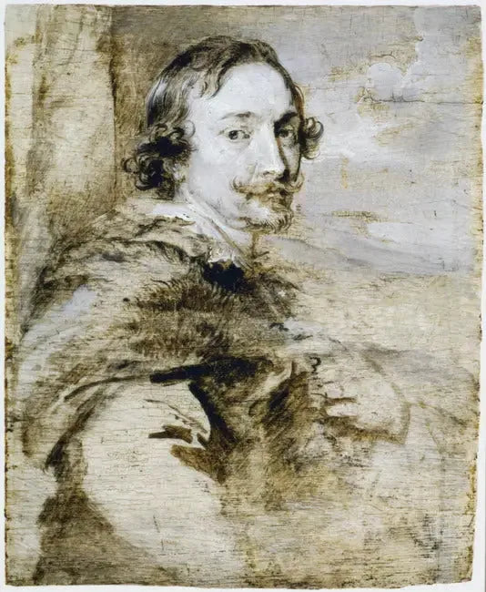 Lucas van Uffel veya Daniel Nys Portresi - Antoine van Dyck