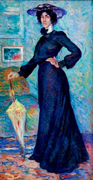 Lucie Cousturier Portresi - Maximilien Luce