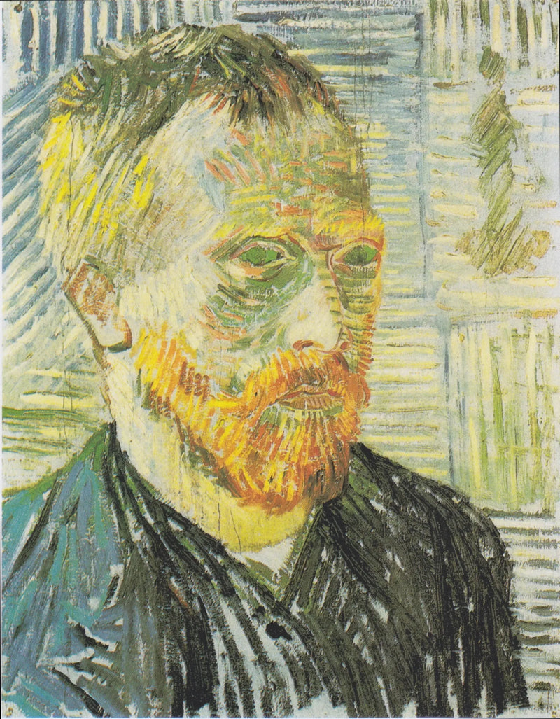 Japon baskısı tarzında kendi portresi - Vincent van Gogh