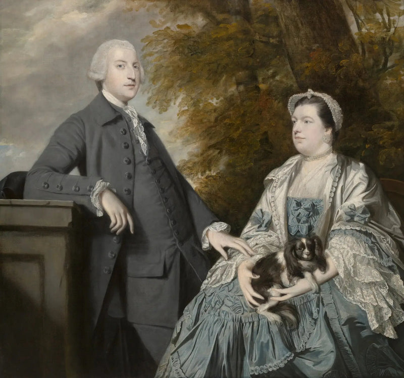 Bay ve Bayan Godfrey Wentworth Portresi - Joshua Reynolds