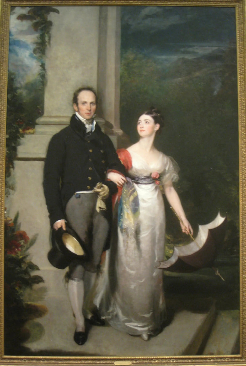 Bay ve Bayan James Dunlop Portresi - Thomas Lawrence