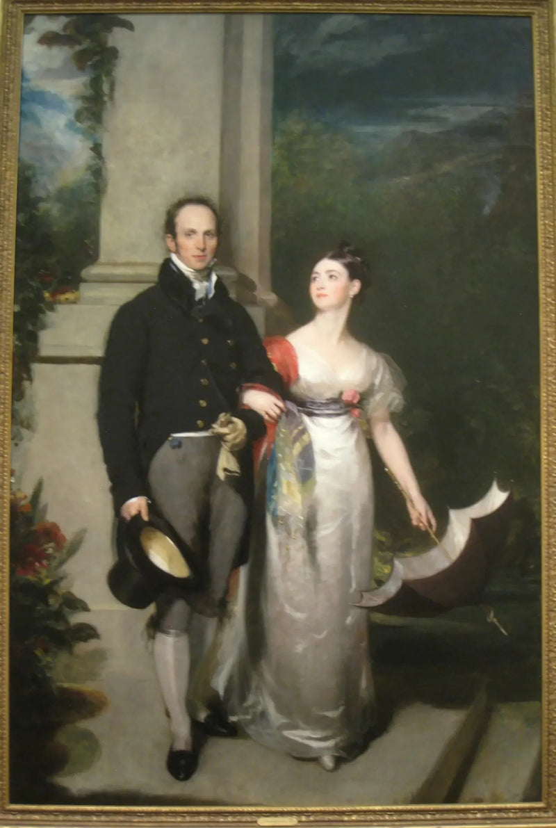 Bay ve Bayan James Dunlop Portresi - Thomas Lawrence