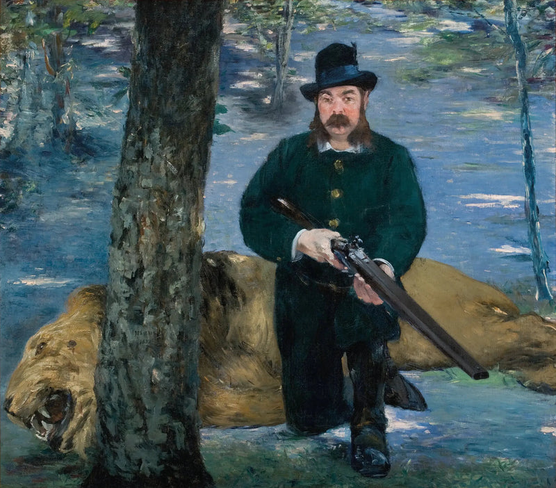Bay Pertuiset'in Portresi, Aslan Avcısı - Édouard Manet