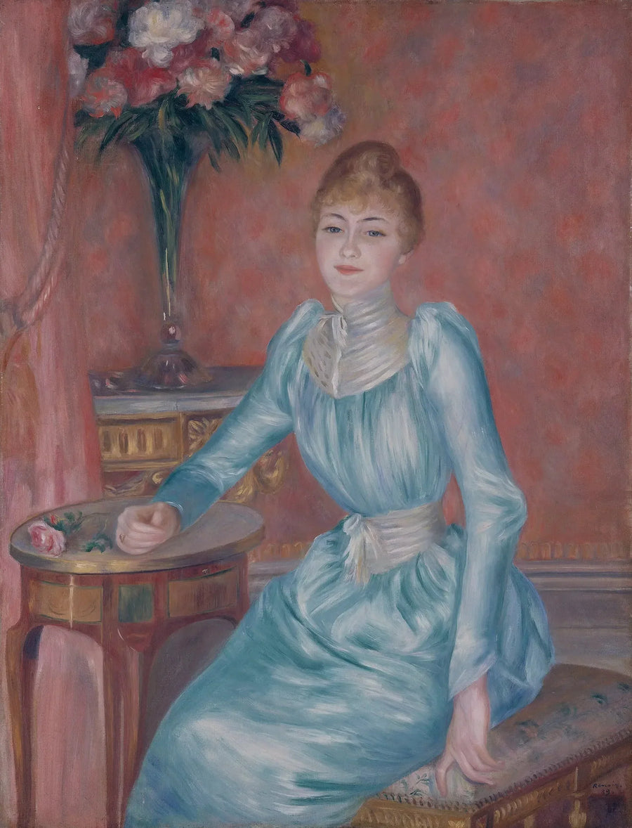 Madame de Bonnières'in Portresi - Pierre-Auguste Renoir