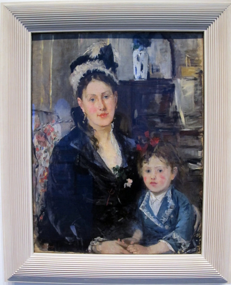 Madame Boursier ve Kızı Portresi - Berthe Morisot