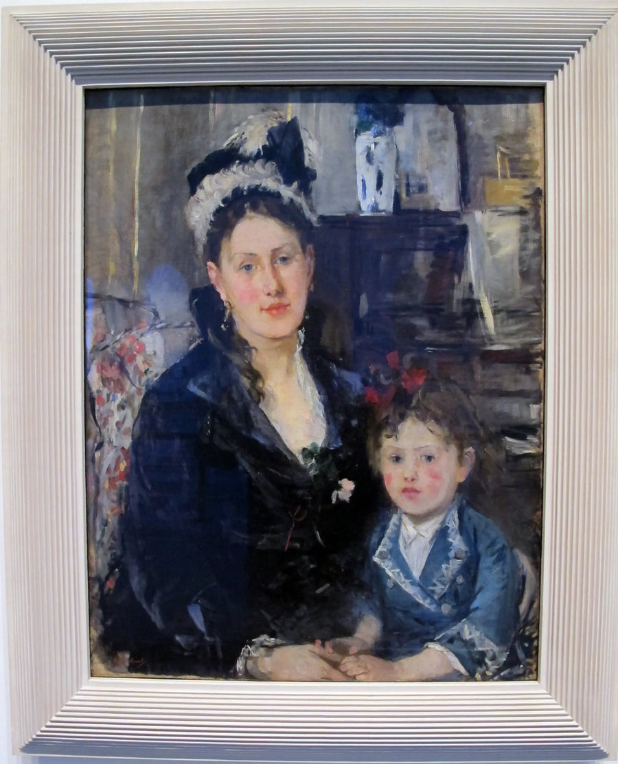 Madame Boursier ve Kızı Portresi - Berthe Morisot