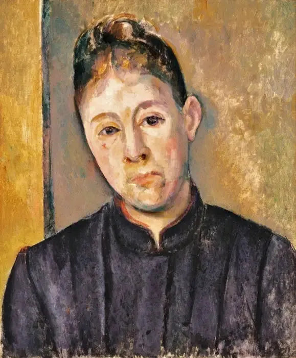 Madame Cézanne'in Portresi - Paul Cézanne