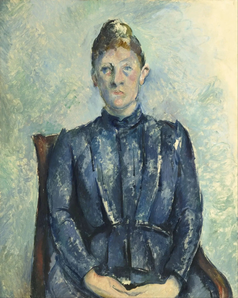Madame Cézanne'in Portresi - Paul Cézanne